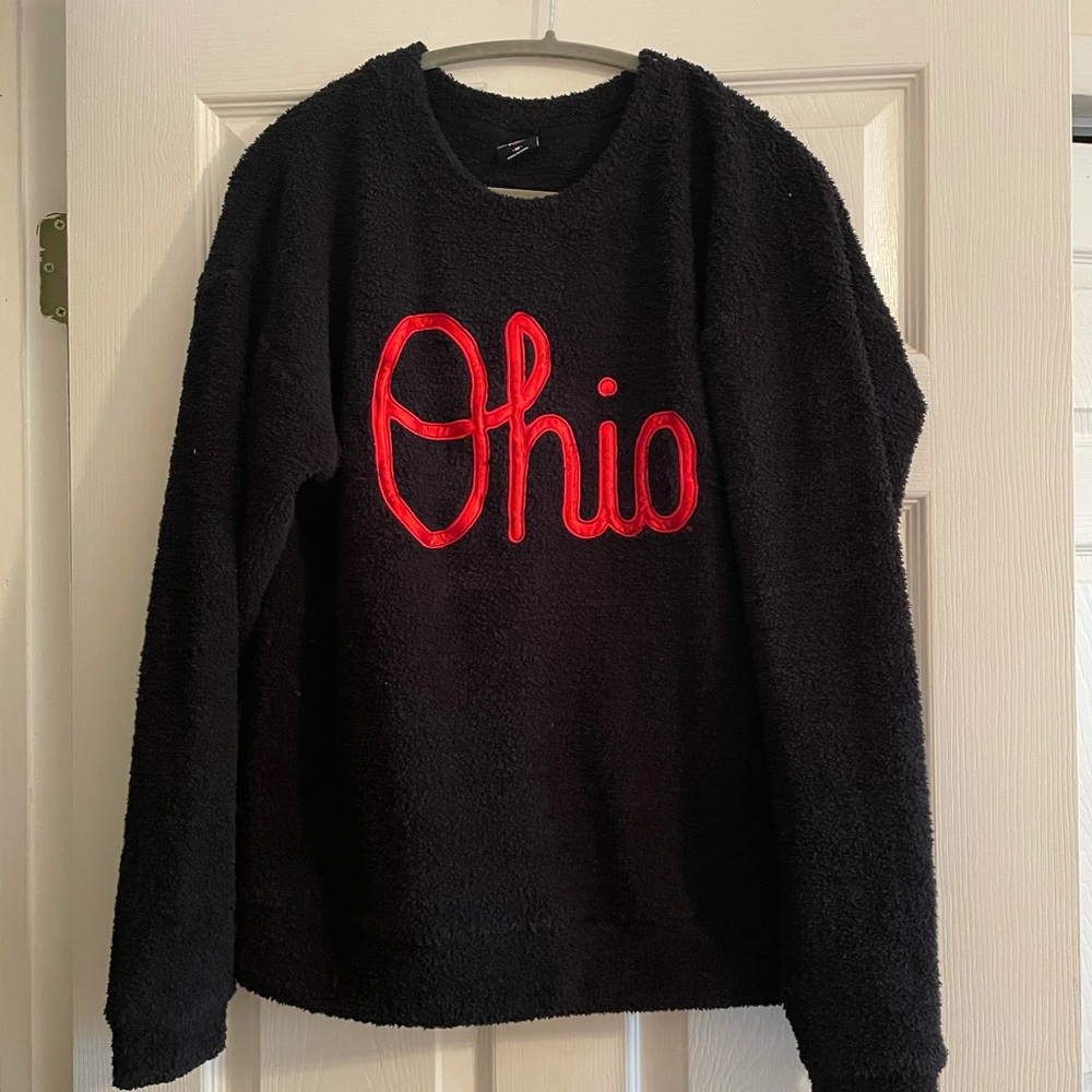 Ohio State University fleece sweater